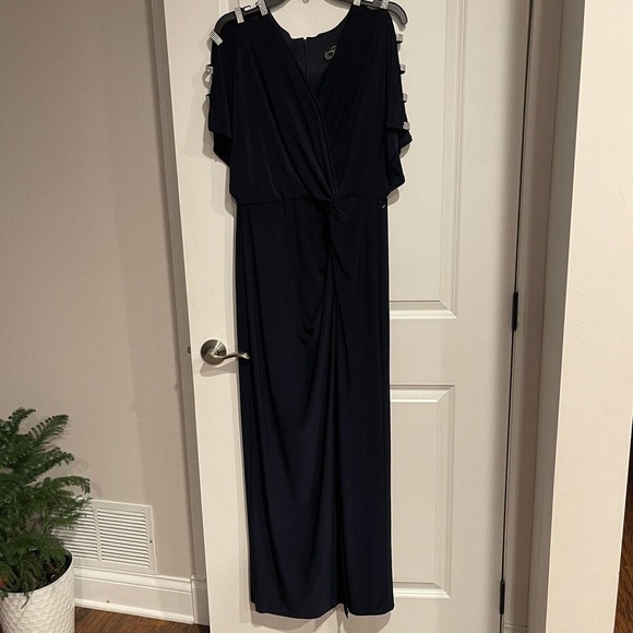 Alex Evenings Midnight Blue Maxi Dress - Picture 2 of 9